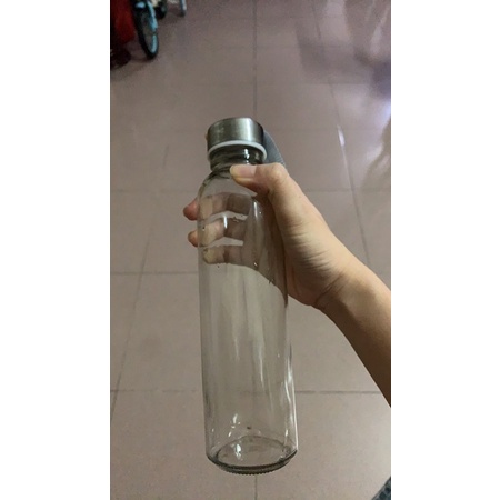 Chai thủy tinh - Bình nước thuỷ tinh 500ml có dây xách loại đẹp