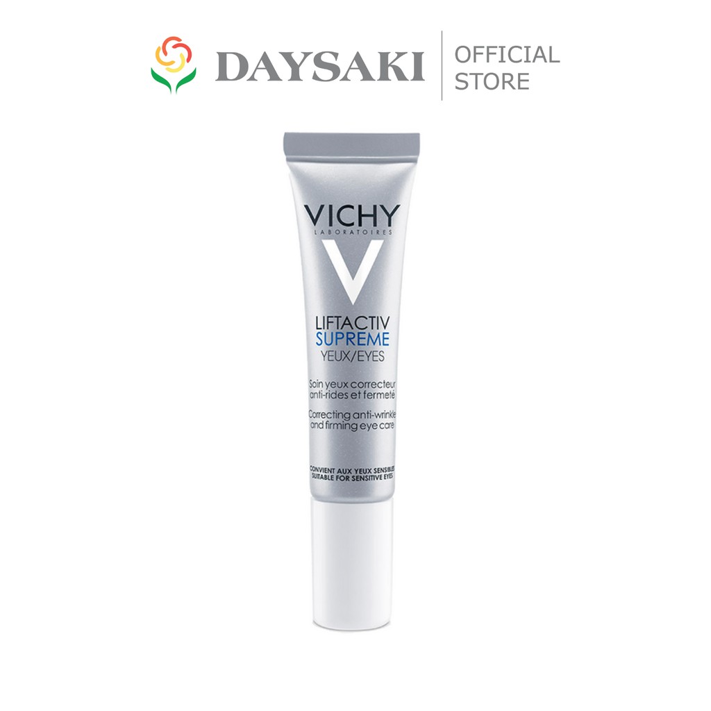 [HCM]Vichy Kem Dưỡng Giúp Giảm Nếp Nhăn &amp; Săn Chắc Da Vùng Mắt Liftactiv Eyes Supreme Global Anti-Wrinkle &amp; Firming Care