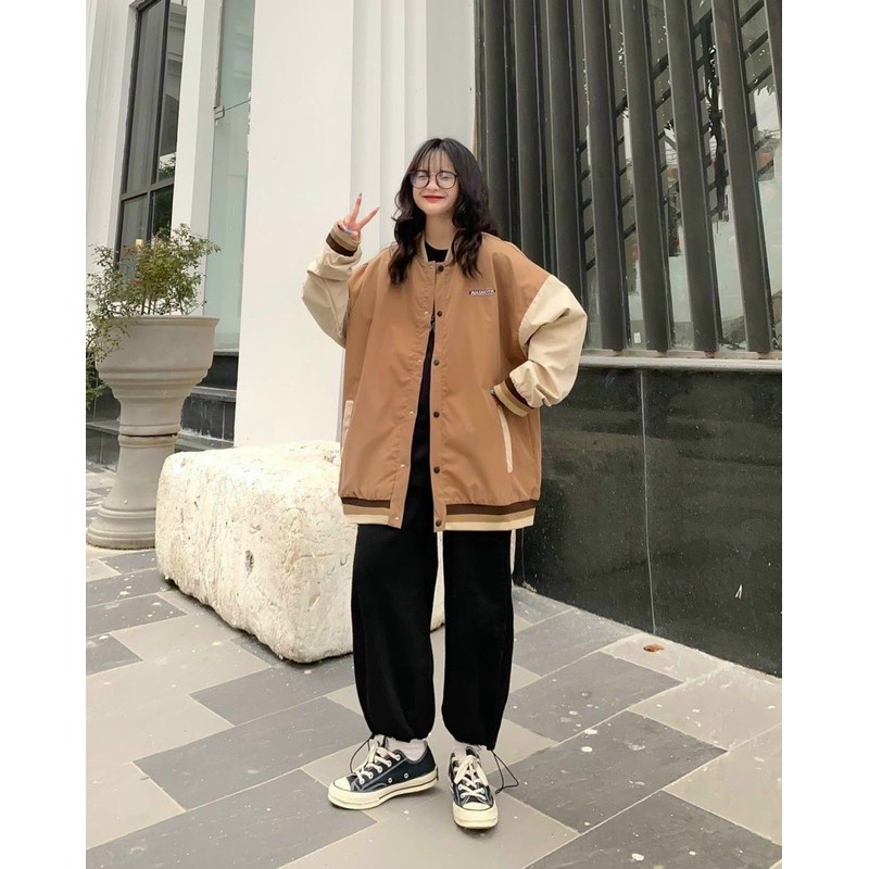[Ảnh Thật]Áo Bomber Dù WAS 2 Lớp Dày Dặn❤️Áo Khoác Dù 2 Lớp Unisex Wasnotp Unisex Nam Nữ Couple