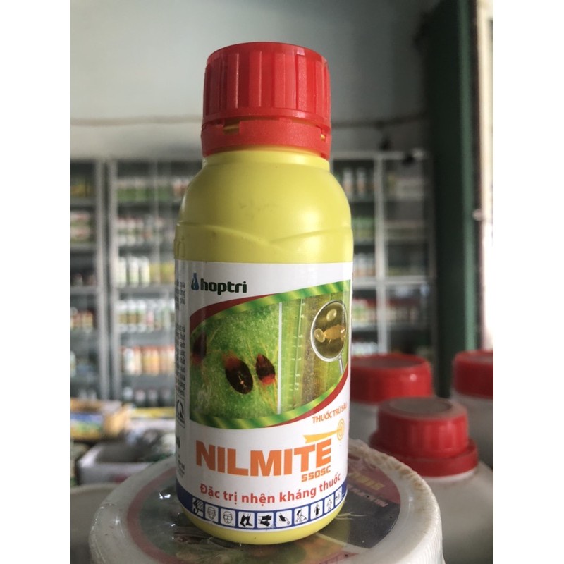 Chế phẩm NILMITE 550SC Hợp trí, 100 ml, Đặc Trị Nhện Đỏ Gây Hại Trên Hoa Hồng và các loại cây trồng
