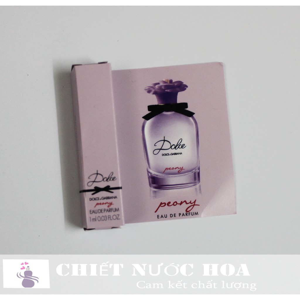[ Vial ] Mẫu Thử Nước Hoa Nữ Dolce D&G Peony 1ml