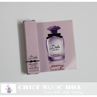Mẫu thử nước hoa nữ dolce d&g peony 1ml