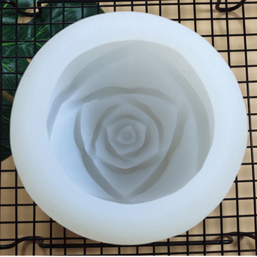 ESPO Khuôn Silicone Làm Đá Viên Tạo Hình Hoa Hồng 3D Độc Đáo Tiện Dụng