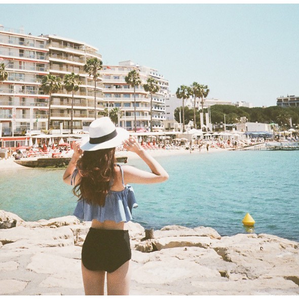 Đồ bơi nữ kín đáo QUEEN BIKINI Bikini 2 mảnh Quảng châu đi biển sexy BIK27 | BigBuy360 - bigbuy360.vn