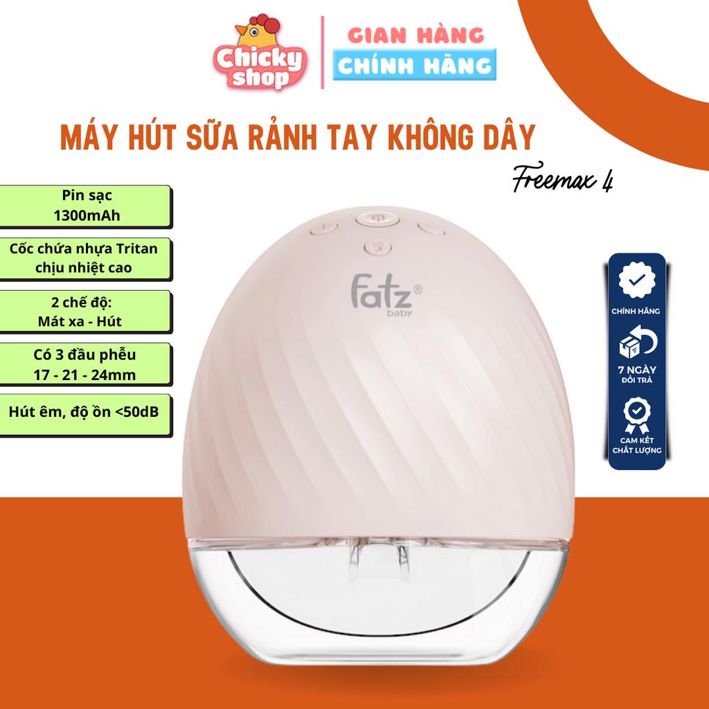 Máy hút sữa rảnh tay không dây Freemax 4 FatzBaby FB1276RH