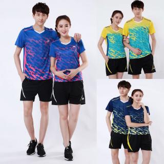 Bộ áo quần thể thao chơi cầu lông thoải mái chất lượng cao cho nam và nữ