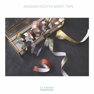 Băng keo hoạ tiết Arabian nights - Arabian nights washi tape