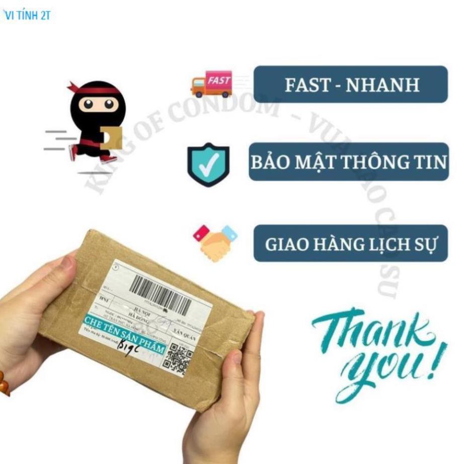 Bao cao su Runbo Gân Gai Bi Râu/Nhiều Gel bôi trơn/Siêu mỏng Tăng kích thước khoái cảm Hộp 1 - KOCODA