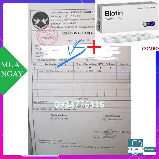 Combo Biotin 5mg+ TPCN Phong Tê Thấp Cốt Thống Thuỷ An Phát