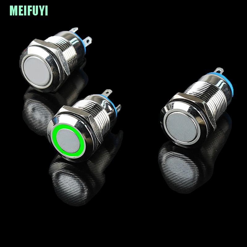 Nút Bấm Có Đèn Led Bằng Kim Loại 12mm Meifuyi