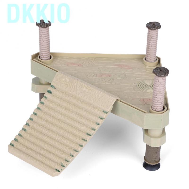 Bệ nuôi rùa thiết kế bậc thang tinh xảo dùng trang trí bể cá
