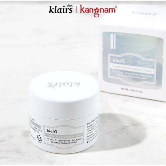 Combo Klairs Vitamin Duo Trial Kit (Klairs Vitamin Drop 35ml + Klairs Vitamin E Mask 15ml)