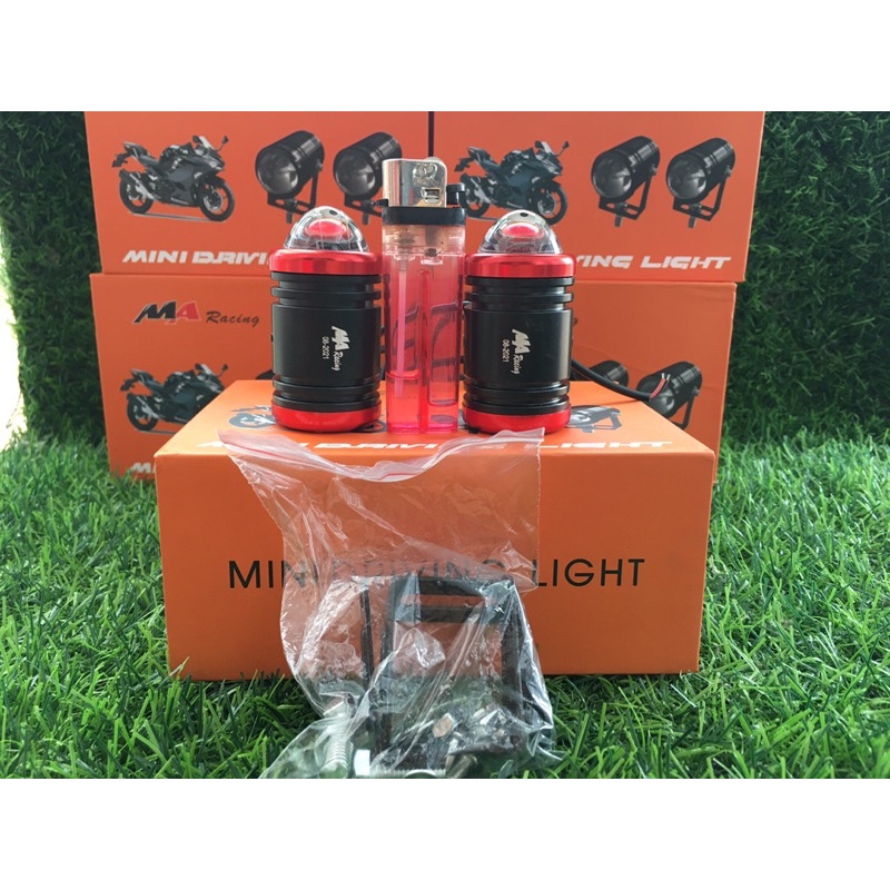 Trợ sáng mini 2 màu, viền đỏ siêu sáng