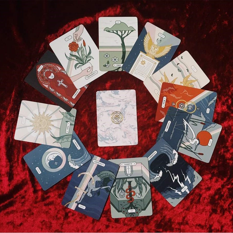Bộ bài Arcana de Iris Sacra Lenormand Deck
