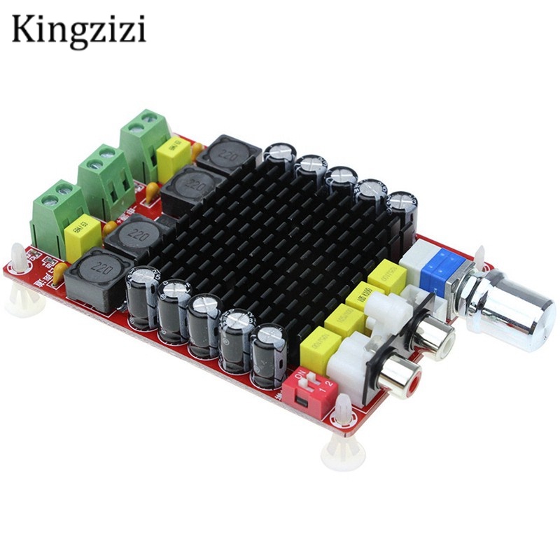 Bảng mạch khuếch đại âm thanh kỹ thuật số TDA7498 CLASS D 2X100W hai kênh 80W + 80W