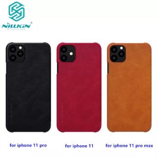Bao da Iphone 11  - Pro và Pro Max Nillkin Qin chính hãng