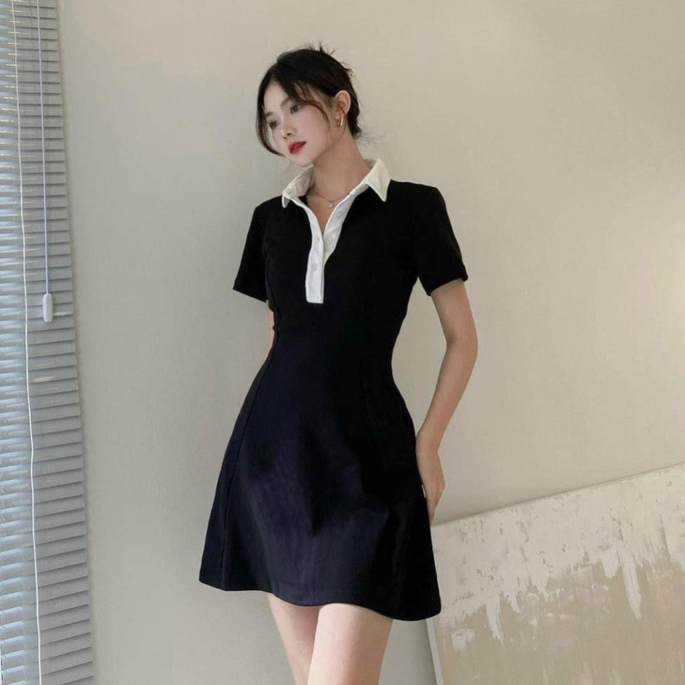 Váy polo body tay ngắn xinh yêu, đầm polo đi dự tiệc, đi chơi dạo phố, đi bar sang chảnh - có Bigsize SANCLOTHING *