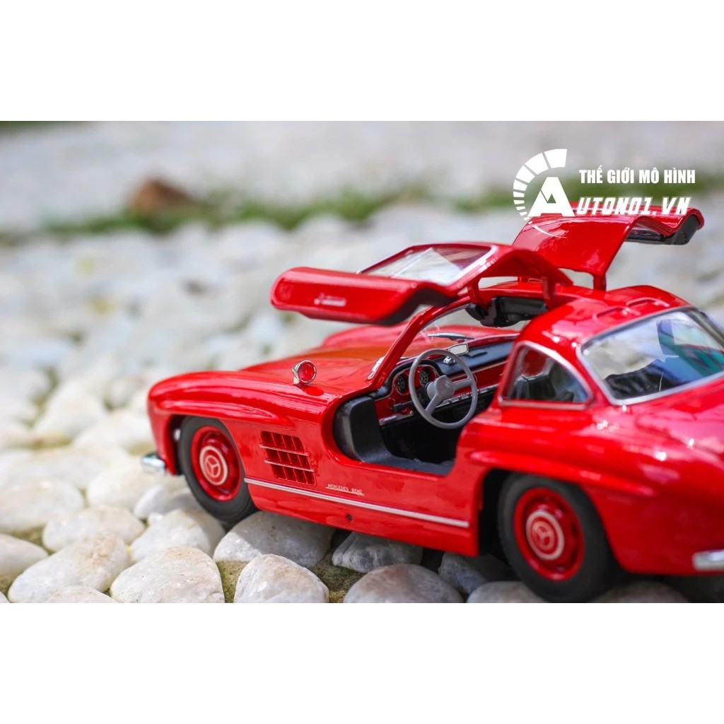 MÔ HÌNH MERCEDES BENZ 300 SL 1954 RED 1:24 WELLY 7021