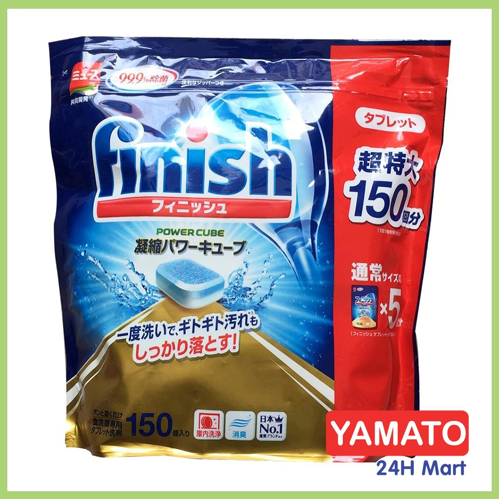 Viên rửa bát Finish Nhật chuyên dụng cho máy rửa bát 150 viên/túi