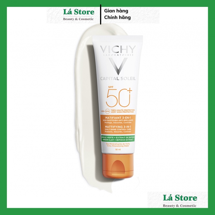 Kem Chống Nắng Vichy Capital Soleil Anti Shine SPF 50+ 50ml Mẫu Mới