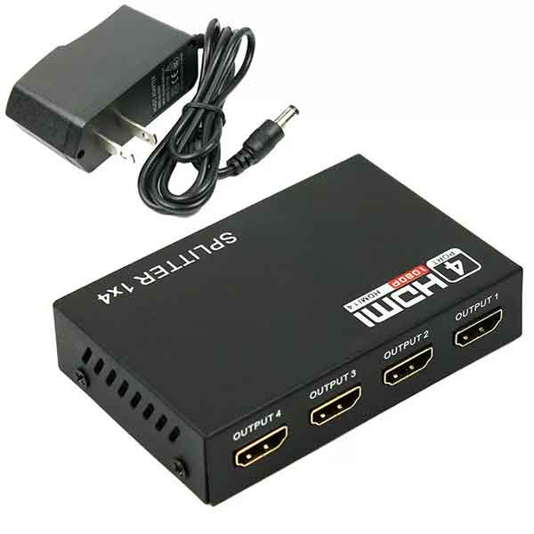 Bộ chia HDMI 1 ra 4 chuẩn 1.4 hàng chính hãng bảo hành 6 tháng BUNOC's