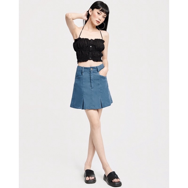 HINWORKSHOP Áo ống nữ đen Cami Top