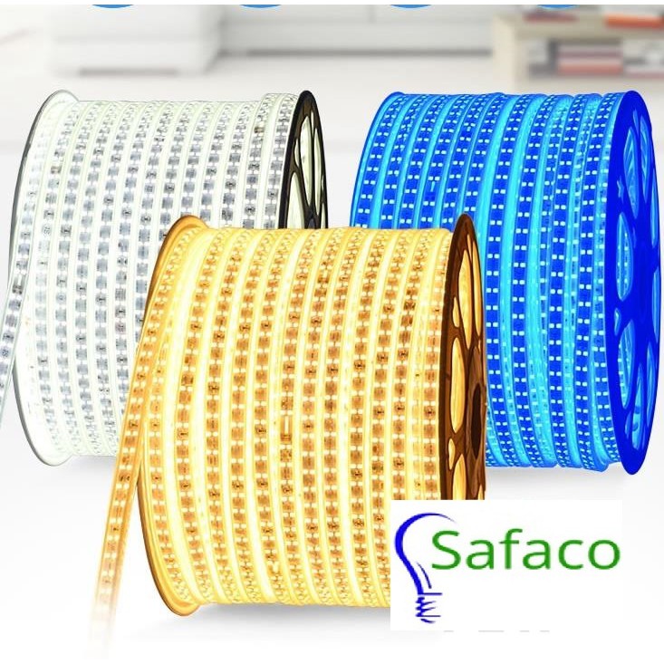 Đèn LED dây đôi 2835 siêu sáng trang trí cây, giá bán theo mét chưa gồm dây nguồn