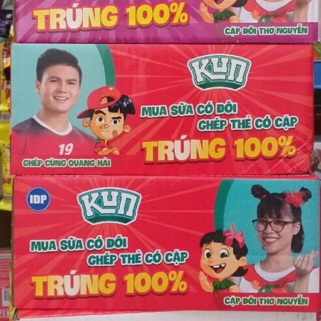 Thùng 24 gói kun túi date mới