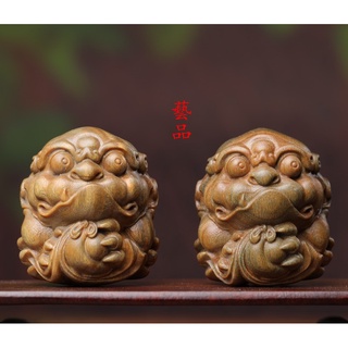 Tượng gỗ đàn hương tỳ hưu trang trí điện thoại di động