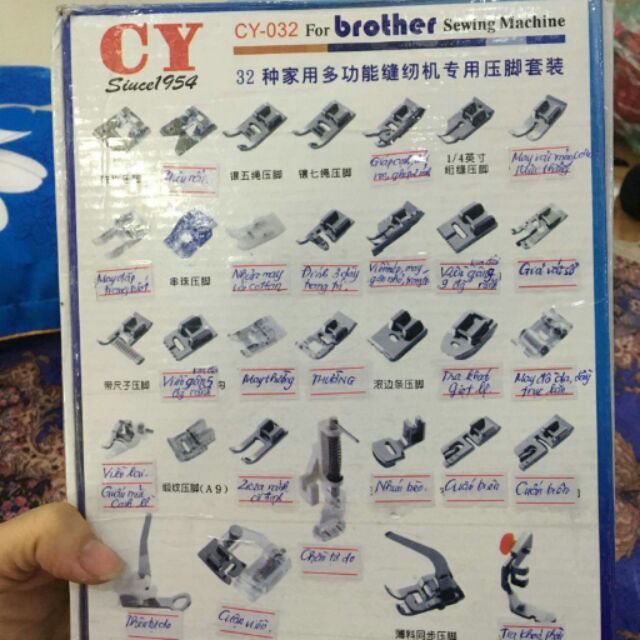 Bộ 32 chân vịt máy gia đình