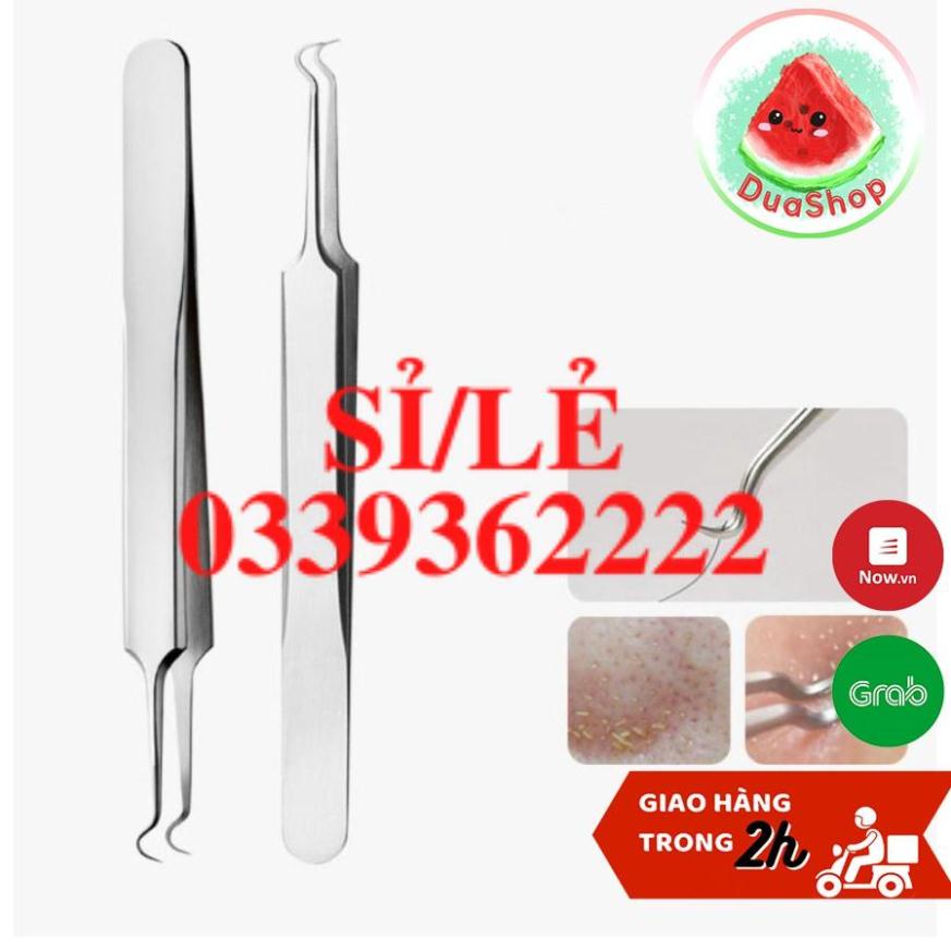 [ HAIANHSHOP ] Nhíp Gắp Mụn Trứng Cá Thép Không Gỉ  Duashop &gt;