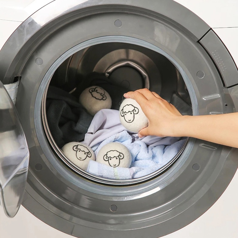Bộ 6 Bóng Len Sấy Khô Quần Áo Mềm Mại Có Thể Tái Sử Dụng