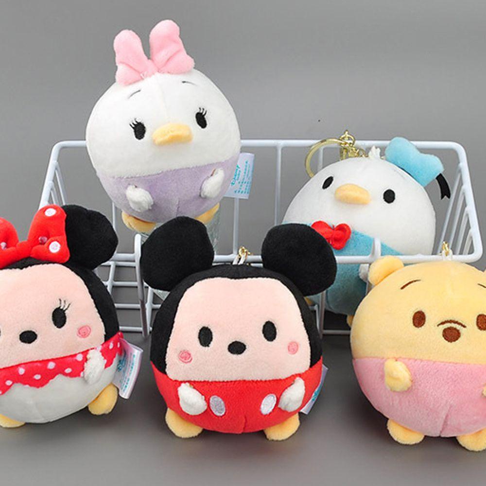 Móc Khóa Hình Chuột Mickey Nhồi Bông Hoạt Hình Xinh Xắn