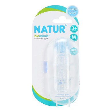 Núm vú Silicon Natur Biomimic Size S/ M/ L -