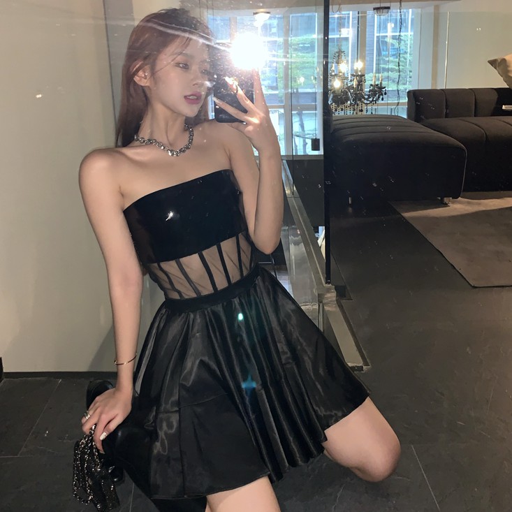 Đầm nữ dáng xòe cúp ngực Emilyshop