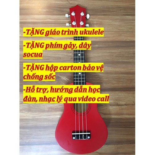 UKULELE SOPRANO MÀU - HÀNG CÓ SẴN