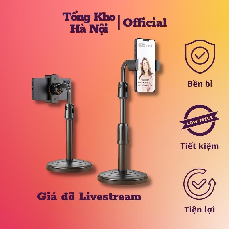 Giá đỡ điện thoại livestream - Giá điện thoại có thể điều chỉnh độ cao