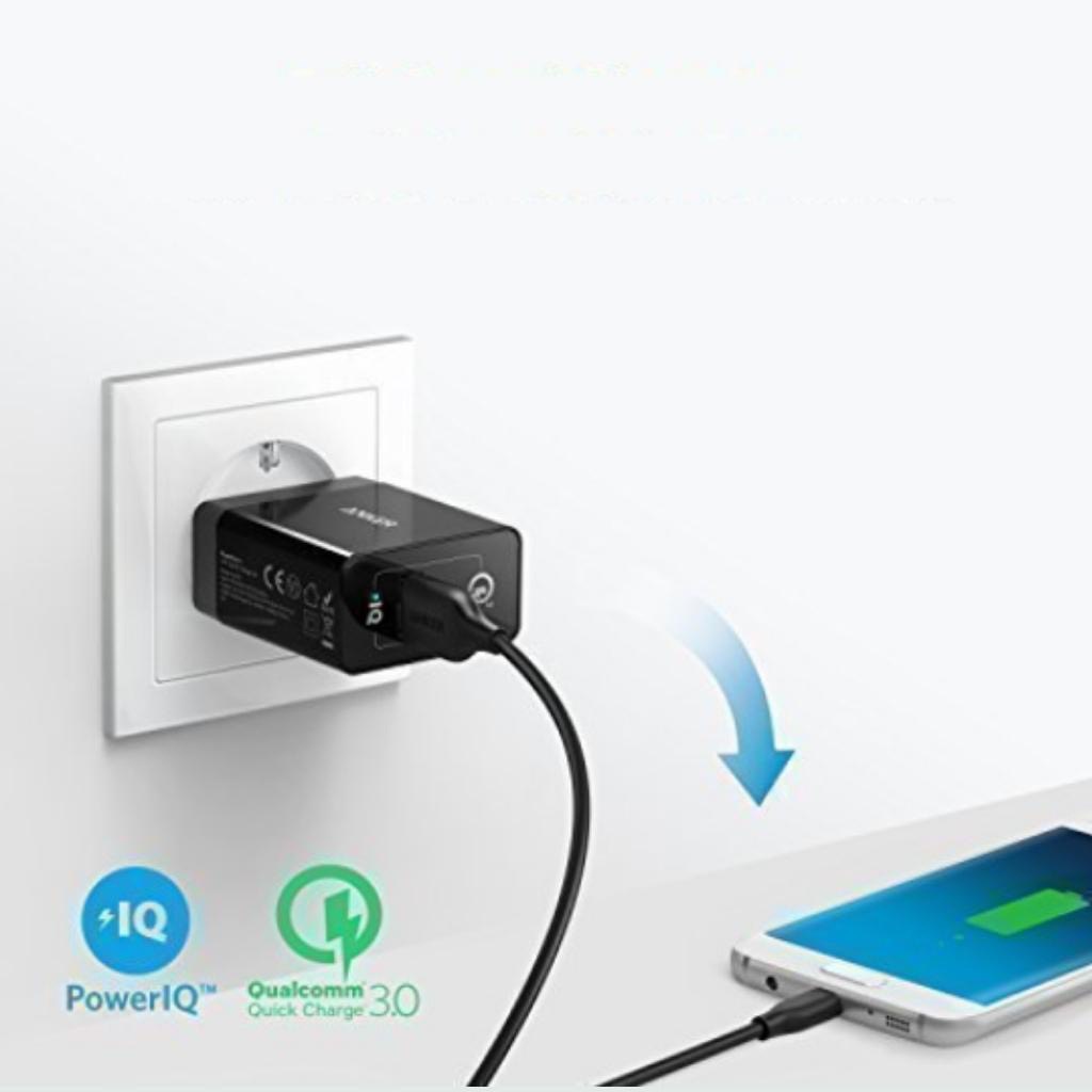 Hàng Chính Hãng Bảo Hành 12 Tháng 1 Đổi 1  Củ Sạc anker Củ sạc nhanh 3A Anker A2013