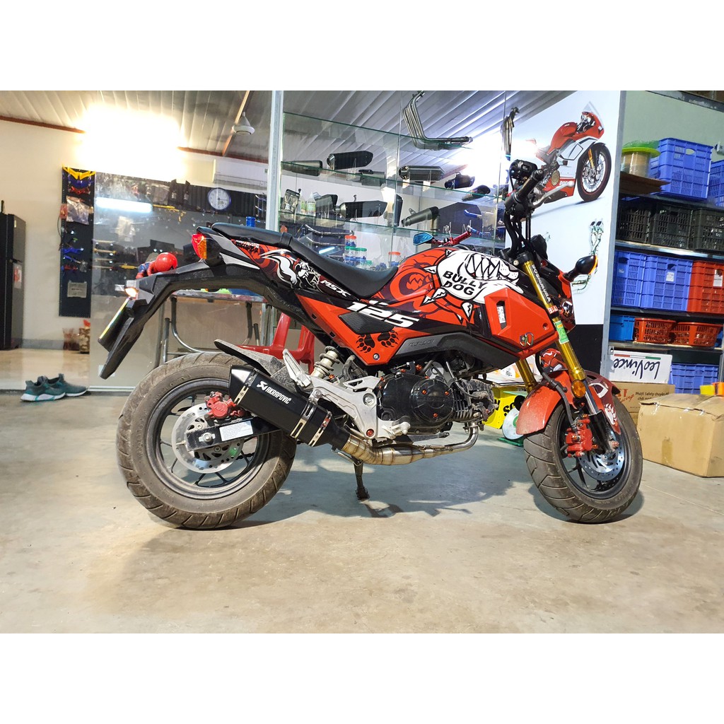 Cổ pô Honda MSX 125 inox 304