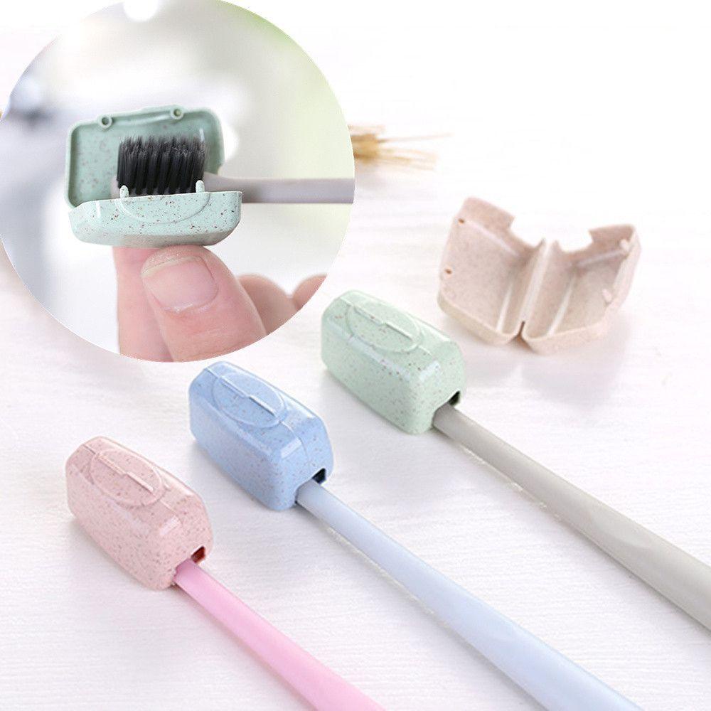 KUNHEV Set 4 / 8 Vỏ Bọc Bàn Chải Đánh Răng Chống Bụi Màu Sắc Ngẫu Nhiên
