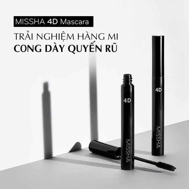 Mascara dài mi Missha Hàn Quốc