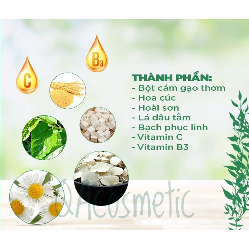 Bột rửa mặt cám gạo Thảo mộc An Thy 150g