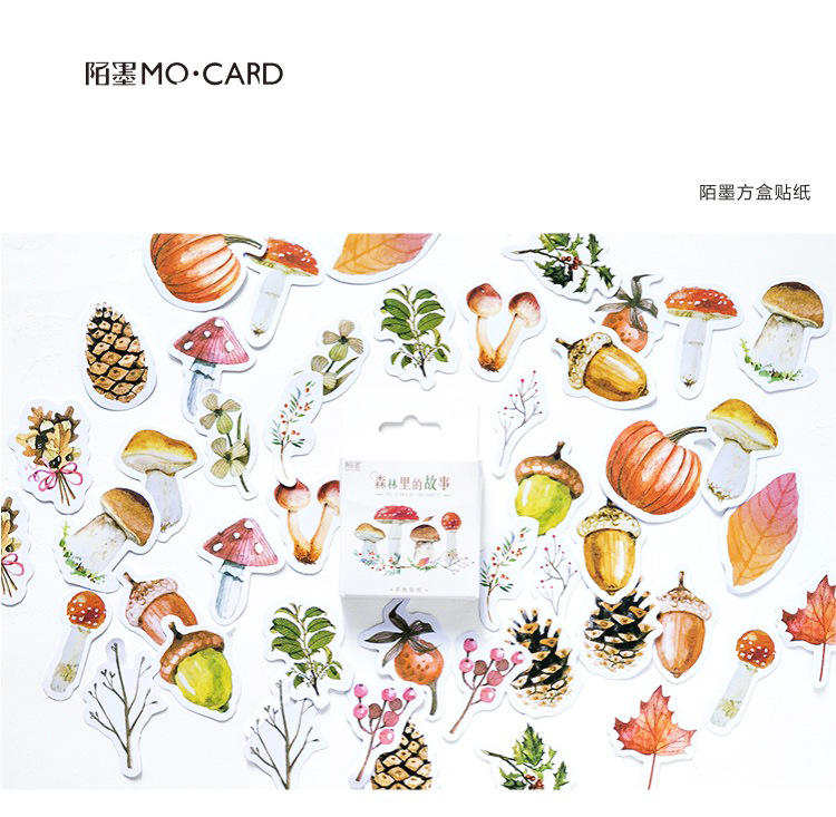 Hộp 46 Hình Dán Trang Trí Sổ Lưu Niệm Tiện Dụng