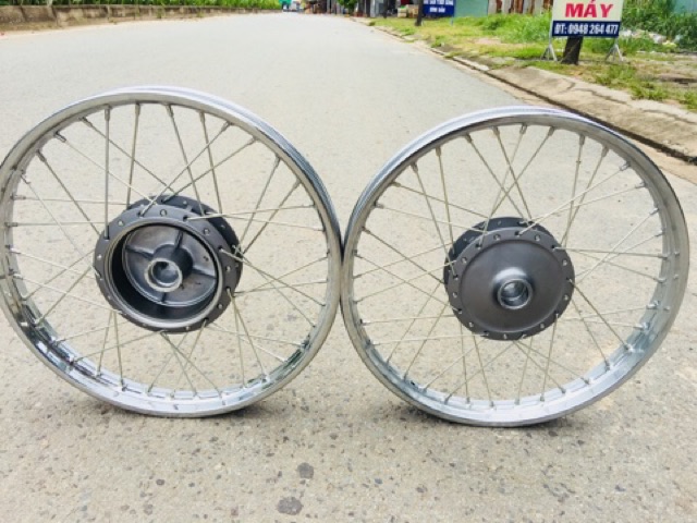 Cặp bánh căm zin sirius 2 thắng đùm