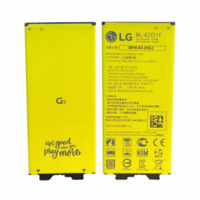Pin LG G5 H830, H840, H850, F700 dung lượng 2800mAh