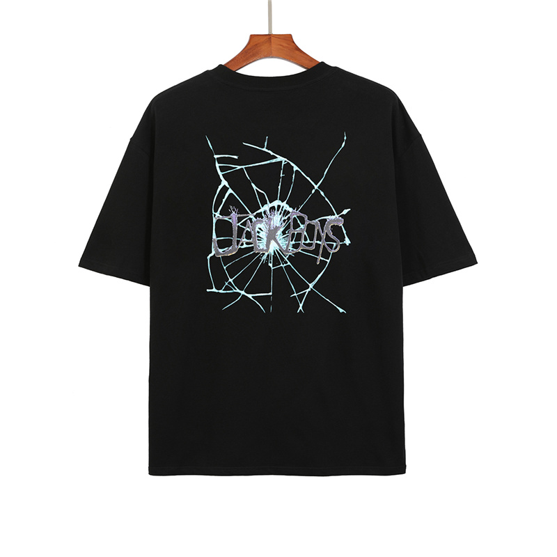 Áo Thun Cotton Ngắn Tay Dáng Rộng In Hình Xương Rồng Graffiti Cá Tính Dễ Phối Đồ Cho Nam Nữ