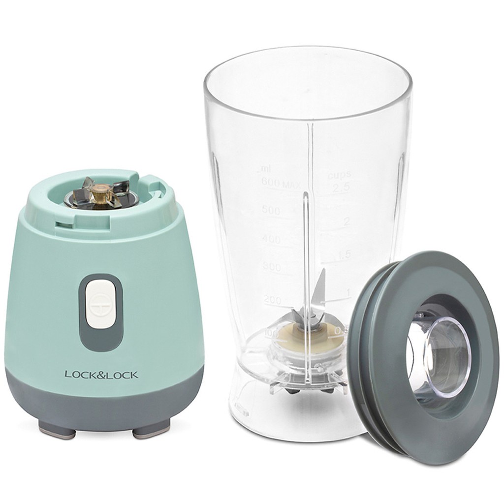 Máy xay sinh tố LocknLock 600ml Personal Blender thao tác 1 chạm, lưỡi xay bén EJM436 - K-MALL