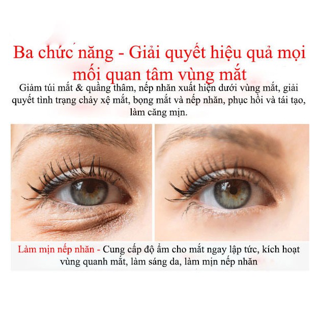 [Mới] VIBRANT GLAMOUR Kem Mắt Làm Mờ Quầng Thâm Quầng Mắt, Nếp Nhăn Mắt, Bổ Sung Dưỡng Chất Cho Mắt Và Da Quanh Mắt Sr2u