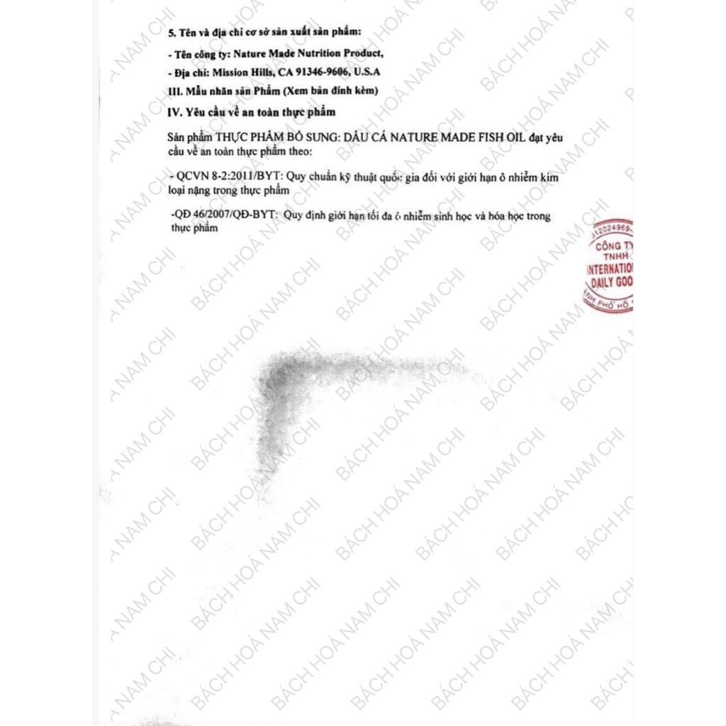 Viên Uống Bổ Sung Dầu Cá Nature Made Fish Oil 1200mg Chuẩn Hàng Mỹ Costco USA