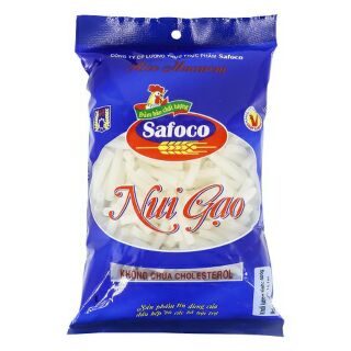 Nui gạo ống xéo Safoco 400g
